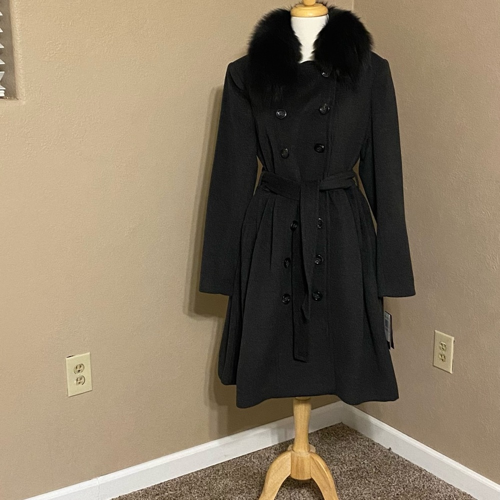 NWT 1 Madison Dark Grey Wool Jacket Size 10